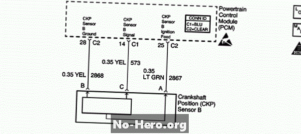 P0385 - Forgattyústengely-helyzet (CKP) B-érzékelő - áramkör hibája