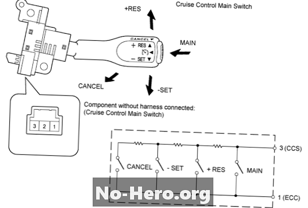 P0593 - Sistema de controle de cruzeiro, entrada de chave multifunções com 8 circuitos de altura
